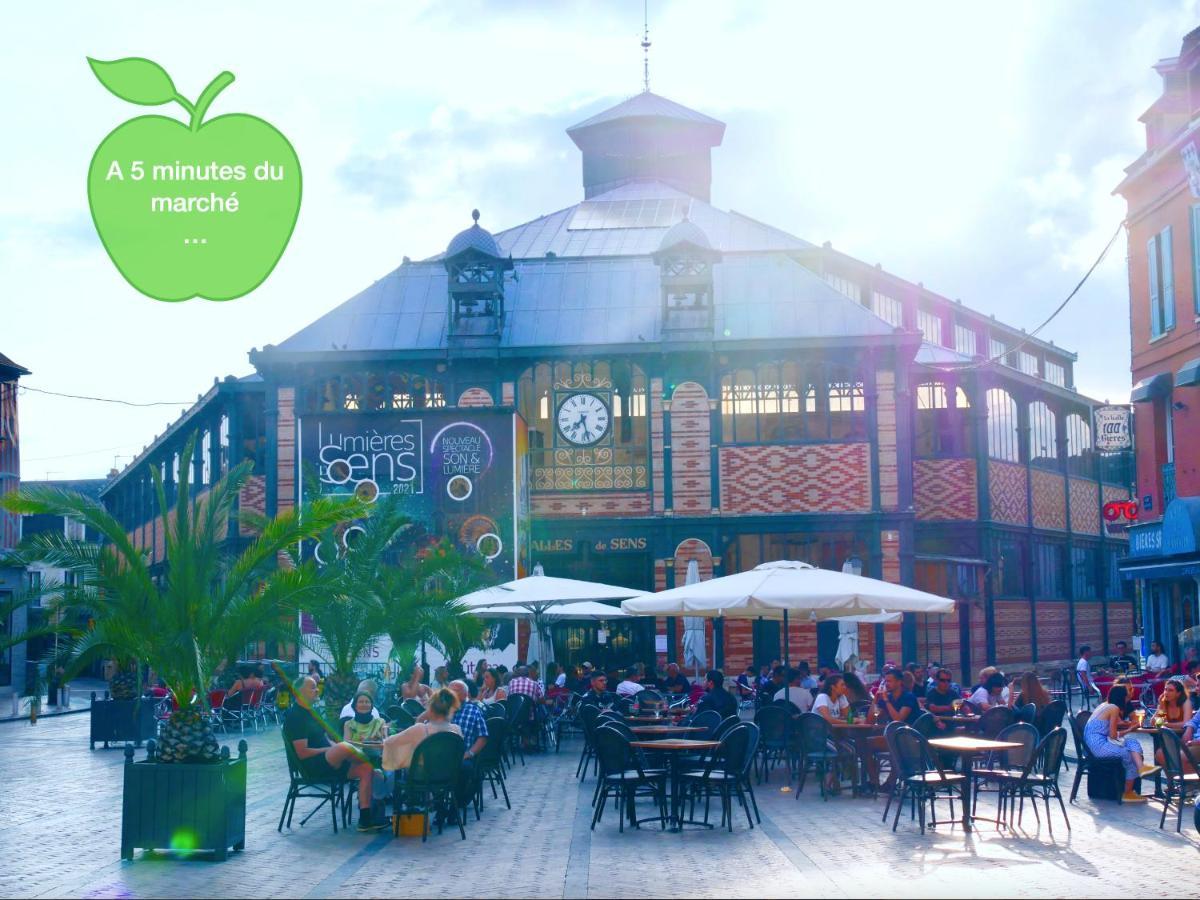 Oasis Au Coeur De Ville Sens Zewnętrze zdjęcie