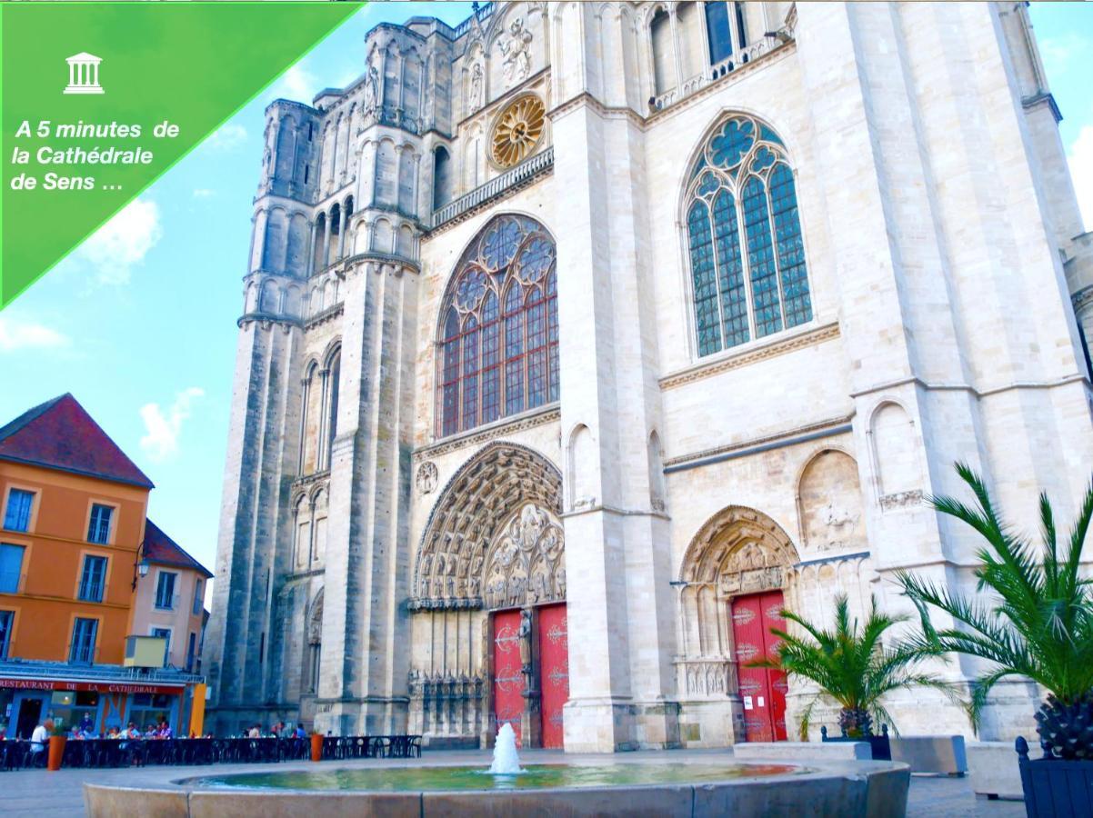 Oasis Au Coeur De Ville Sens Zewnętrze zdjęcie